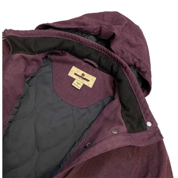 Woolrich Designer Womens Wineberry Weatherproof Coat - Womens M - Picture 3 of 5